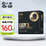 大象 避孕套 安全套 顶部加厚 情趣套套 0.03mm超薄 男用 幻久3只 单手打开 成人 计生性用品