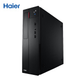 海尔（Haier）天越Y3C 商用办公台式电脑主机(四核J3160 4G 1TB 有线键鼠 正版Win10 三年上门)