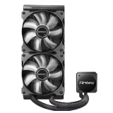 安钛克(Antec)H1200CPU散热器240 送导热硅脂硅胶/石墨轴承/2.3m扬程/LED蓝光风扇/电脑主机箱显卡一体式水冷