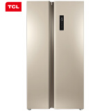 TCL 515升 风冷无霜对开门双门电冰箱 电脑控温 智慧摆风分类储藏纤薄机身（流光金）BCD-515WEFA1