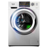 松下（Panasonic）10公斤变频滚筒洗衣机 95度高温洗 除菌 泡沫净 羽绒羊毛洗XQG100-E1L2T银色