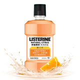 李施德林 (Listerine) 漱口水 天然橙子口味 250mL (新老包装随机发货)