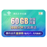 中国联通 腾讯王卡5G版199元档 5G套餐 联通卡 大王卡 手机卡 电话卡 流量卡 号码卡 上网卡【腾讯会员N选2】