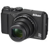 尼康（Nikon）COOLPIX S9900s 数码相机 黑色 （1605万有效像素 30倍光变 3英寸翻转屏 25mm广角 WIFI）