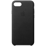 Apple iPhone 8/7 皮革保护壳/手机壳/手机套 - 黑色