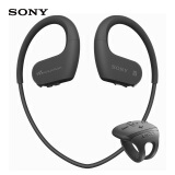 索尼（SONY）NW-WS625 蓝牙防水游泳跑步运动mp3音乐播放器 一体耳机（黑色）