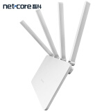 磊科（netcore）N1 300M无线路由器 6dBi高增益穿三墙 app控制防蹭网路由器