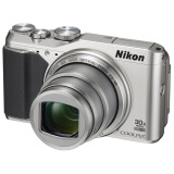 尼康（Nikon）COOLPIX S9900s 数码相机 银色 （1605万有效像素 30倍光变 3英寸翻转屏 25mm广角 WIFI）