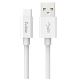 羽博 YB-CA3 USB-A3.0转Type-c数据线/充电线 1米 白色 适用于乐视手机/ZUK Z1/一加2/诺基亚N1
