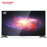 夏普 (SHARP)LCD-40SF466A-BK 40英寸全高清wifi智能网络液晶平板电视机（黑色）