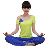 伽美斯春夏新款瑜伽服短袖套装 瑜珈家居健身