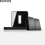 SONOS 音响 音箱 家庭智能音响系统 无线家庭影院PLAYBASE套装5.1声道 黑色套组 低音炮升级组合套装