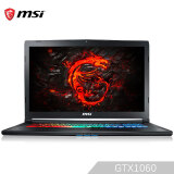 微星(msi)GP72MVR 17.3英寸游戏本笔记本电脑(i7-7700HQ 8G*2 1T+256G SSD GTX1060 6G独显 Killer FHD 黑)