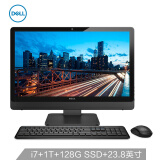 戴尔(DELL)成就AIO 5460 23.8英寸触摸屏一体机台式电脑(i7-7700T 8G 128GSSD+1T 4G独显 三年上门 无线键鼠)