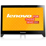 联想（Lenovo） C245 18.5英寸一体电脑（E1-1200 2G 500G DVD刻录 Dos）黑色
