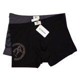 务兰精Viscose印片花平脚内裤2条装 D3677黑