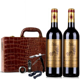法国原瓶进口红酒 隆多格干红葡萄酒高档鳄鱼