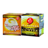 老志行2+1滑奶茶400g+原味白咖啡2+1 300g 马