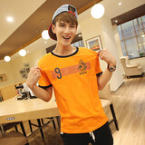 兰菁(LAN)世界杯短袖t恤 男2014夏季球迷印花