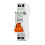 施耐德电气（Schneider Electric）空气开关 家用微型断路器 双进双出1P+N C16A DPN EA9系列MGNEA9A45C16