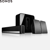 SONOS 家庭智能音响系统 音箱 WiFi无线智能家庭影院 5.1声道 音响 回音壁 光纤高清 低音炮升级组合套装