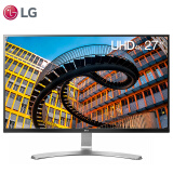 LG 27UD68-W 27英寸UHD4K IPS硬屏 窄边框 sRGB99% FreeSync 低闪屏滤蓝光LED背光液晶显示器