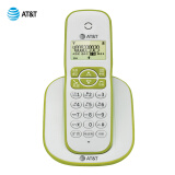 AT&T EL32127CN 绿色  数字无绳电话机座机单机 数字留言15分听筒扩音家用办公固定无线电话主机