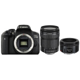 佳能（Canon）EOS 750D 单反套机 (EF-S 18-135mm f/3.5-5.6 IS STM+EF 50mm f/1.8 STM 镜头)
