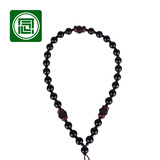 手工编织挂绳 翡翠项链挂绳 2号黑曜石:商品评