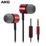 爱科技（AKG）K374U 入耳式耳机 线控手机耳机 HIFI音乐耳机 带麦克风话筒 通用 红色