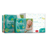 帮宝适（Pampers）超薄干爽纸尿裤NB96+S164片超值新生套装