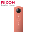 理光（Ricoh）theta sc 360度全景摄像数码相机 粉色 VR概念产品