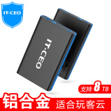 IT-CEO 移动硬盘盒3.5英寸USB3.0 2.5英寸SATA串口笔记本SSD固态硬盘外置盒子 台式机玩客云硬盘底座 F8