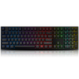 酷冷至尊（CoolerMaster） 烈焰枪系列 MasterKeys Pro L RGB108全彩背光版 机械游戏键盘 黑色 茶轴