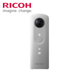 理光（Ricoh）theta sc 360度全景摄像数码相机 白色 VR概念产品