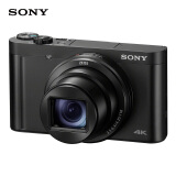 索尼（SONY）DSC-WX700 数码相机Vlog旅行拍摄（4K视频 蔡司镜头 180度可翻转屏 WiFi/NFC）黑色
