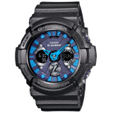 卡西欧(CASIO)手表 G-SHOCK系列动感时尚双显运动石英男表GA-200SH-2A