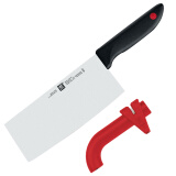 双立人/ZWILLING 德国进口厨房切菜刀单刀水果刀磨刀石 红点系列不锈钢刀具套装两件套