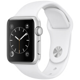 Apple Watch Sport Series 1智能手表（38毫米银色铝金属表壳 白色运动型表带  防水溅 蓝牙  MNNG2CH/A）