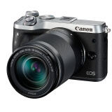佳能（Canon）EOS M6 微单相机 数码相机 微单套机 银色 （18-150 微单镜头）Vlog相机 视频拍摄