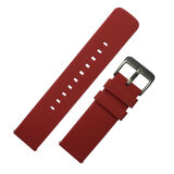 麦步智能手表红色硅胶表带