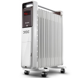 艾美特（Airmate）取暖器/家用电暖器/电暖气 13片智能电热油汀 HUA1317R-WJ 京东微联APP手机控制