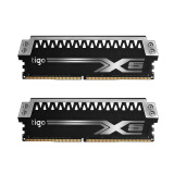金泰克（Tigo）X5系列 超频LED呼吸灯DDR4 3200 16GB（8Gx2） 台式机电脑电竞游戏内存条