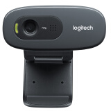 罗技（Logitech）C270 电脑高清网络摄像头带麦克风 视频通话直播  720P