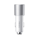 魅族（MEIZU） 车载充电器 车充点烟器 CP11 白银 快充双口USB