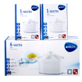 碧然德（BRITA）过滤净水器 家用滤水壶 净水壶滤芯 Maxtra双效滤芯 8枚装