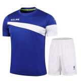 KELME/卡尔美足球服套装男短袖团购定制比赛组队服K15Z220 彩蓝白 S