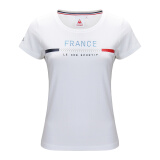 乐卡克（Le coq sportif）lecoqsportif乐卡克法国公鸡女圆领短袖T恤CB-0165161 白色/WHT XL