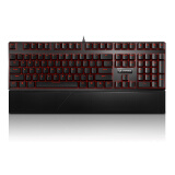 雷柏（Rapoo） V810 背光游戏机械键盘 游戏键盘 背光键盘 电竞键盘 108键原厂Cherry轴 黑色 红轴