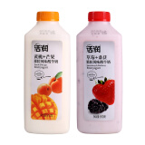 新希望 活润草莓 黄桃果肉风味酸牛奶 910ml 910ml